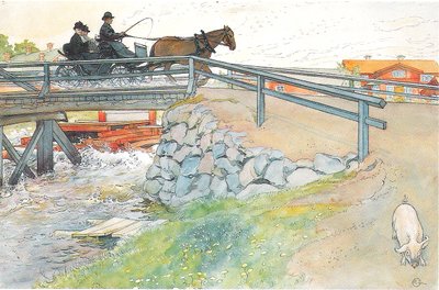 De brug door Carl Larsson